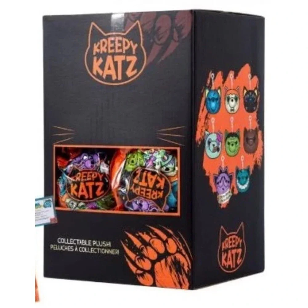 Kreepy Katz Plush Clip-On Cat 4-Inch  Pack [1 RANDOM Figure]